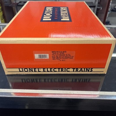NEW O Gauge Diesel Locomotive Set Lionel Santa Fe F3 AA 6-18117 Blue Yellow - Image 3