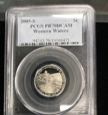 2005-S Jefferson Nickel Western Waters PCGS PR70DCAM
