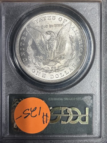 1885 MORGAN DOLLAR MS 64 PCGS. Old Holder. Nice White Coin. Eb2 - Image 2