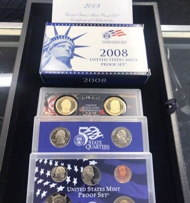 2008 S Proof Set U.S. Mint Original Government Packaging OGP